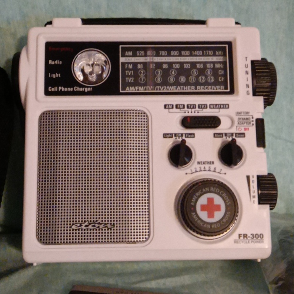 American Red Cross emergency power radio